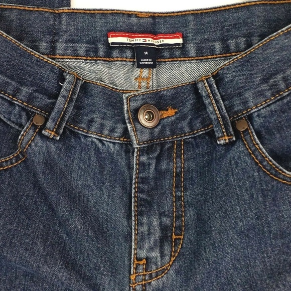 Tommy Hilfiger Rebel Medium Blue Wash Skinny Denim Jeans Girls 14 - Picture 7 of 9